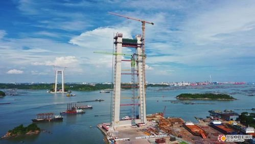 助力西部陆海新通道建设,中联重科塔机在广西龙门大桥展雄风